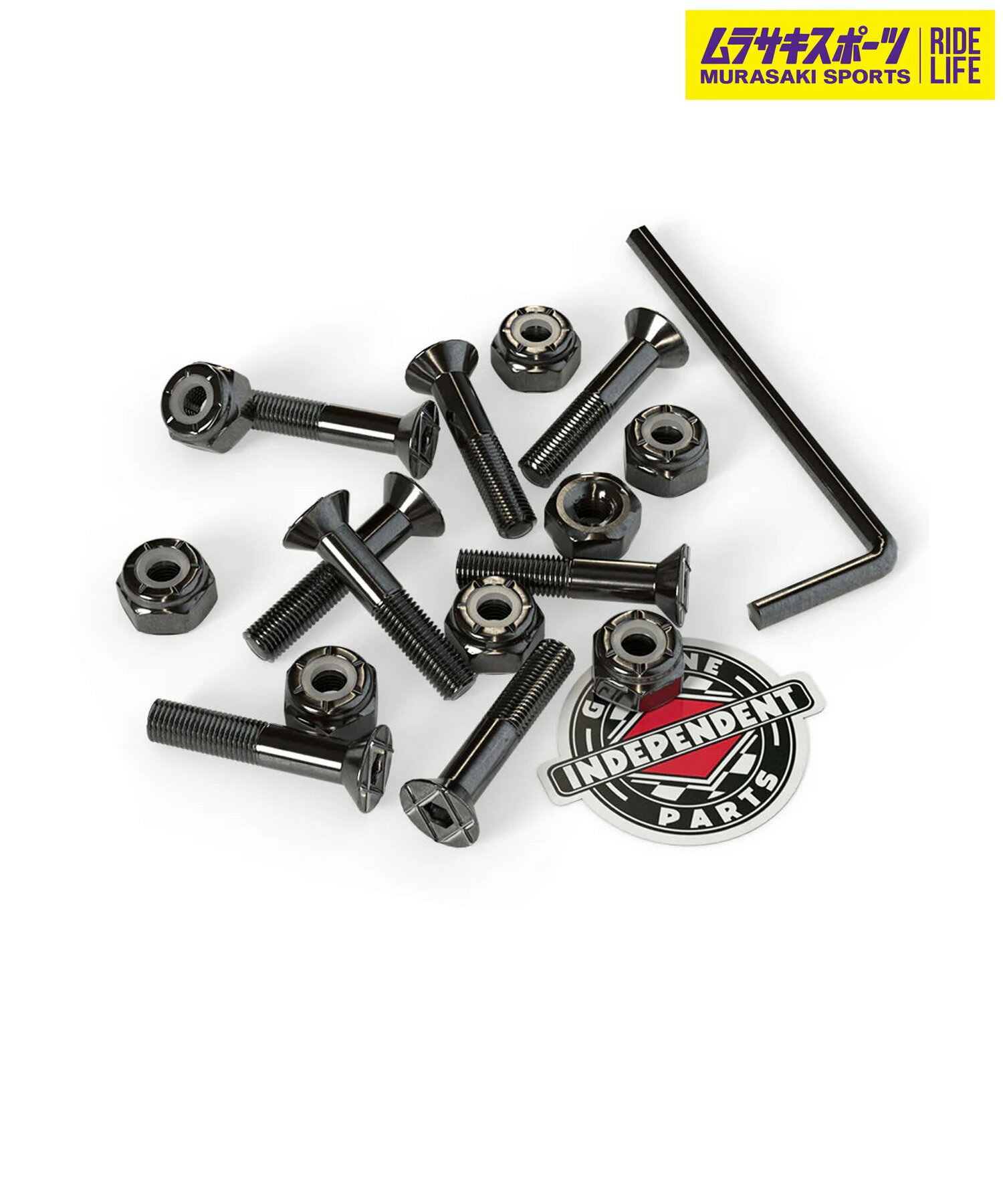 INDEPENDENT インディペンデント スケートボード パーツ ハードウェア 7 8〜1inch 六角 ロッカク ムラ..