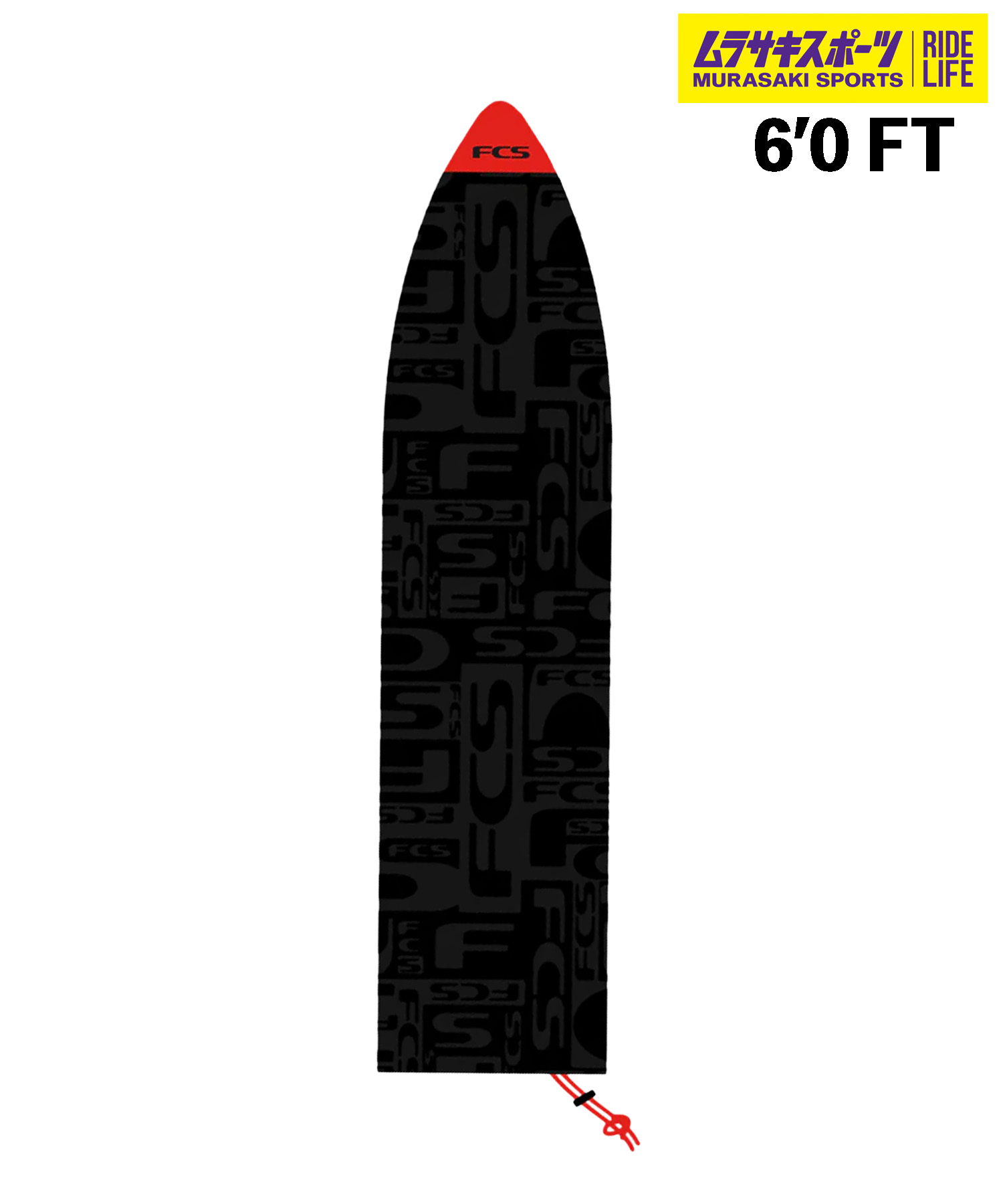 FCS エフシーエス STRETCH ALL PURPOSE 6'0ft サーフィン ショートボード用 カバー ムラサキスポーツ