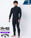 BILLABONG ビラボン GLZ JERSEY 3X3mm BF018-014 ガルウィングジップ メンズ ウェットスーツ ジャーセミ ムラサキスポーツ限定