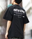 NEW ERA ニューエラ ラッシュガード メンズ 半袖 Tシャツ バックプリント 水陸両用 ユーティリティ UVカット 14391961