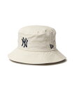 NEW ERA ニューエラ キッズ ハット 帽子 Kid's バケット01 ニューヨーク・ヤンキース ミッドロゴ ストーン 14392311
