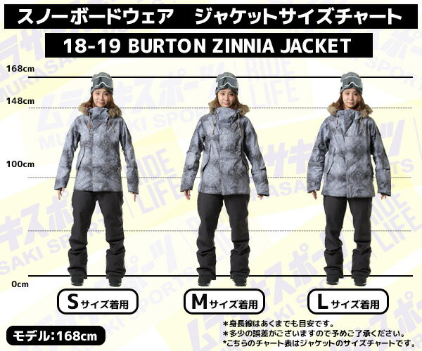 ファッションデザイナー 発売 の送料無料 サングラス スノーボード バートン ウェア ジャケット Burton バートン ストライダー Wz Zinnia Jk 17195102 18 19モデル レディース Ff J20 ムラサキスポーツ店ウィメンズ スノーウェア スノーボードウェア スキー ウェア