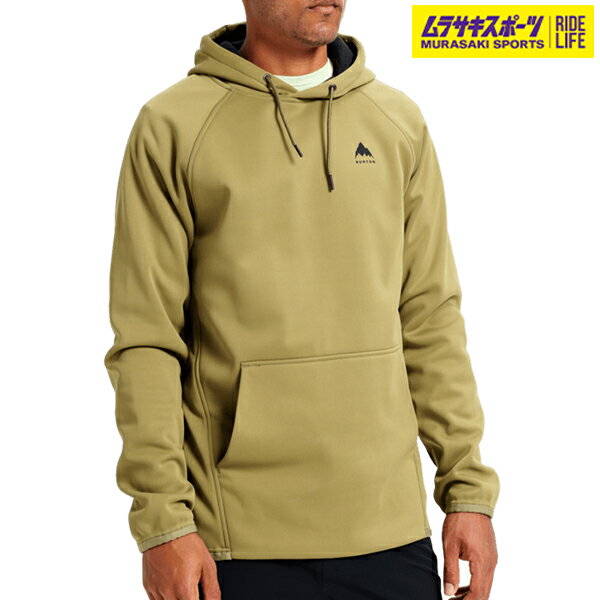 早期購入 スノーボード インナーウェア BURTON バートン Crown Weatherproof Pullover Fleece 22024103300 22-23モデル ムラサキスポーツ JJ F30