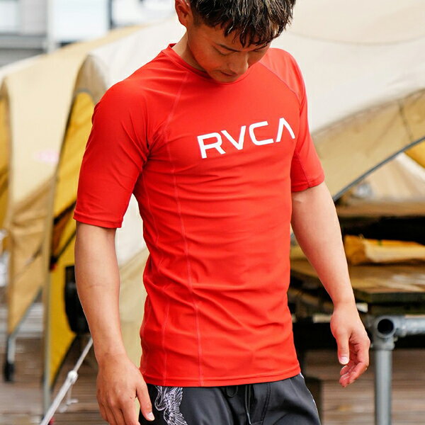 RVCA ルーカ BC041-825 メンズ ラッシュガード 半袖 UVカット ムラサキスポーツ JJ2 F16