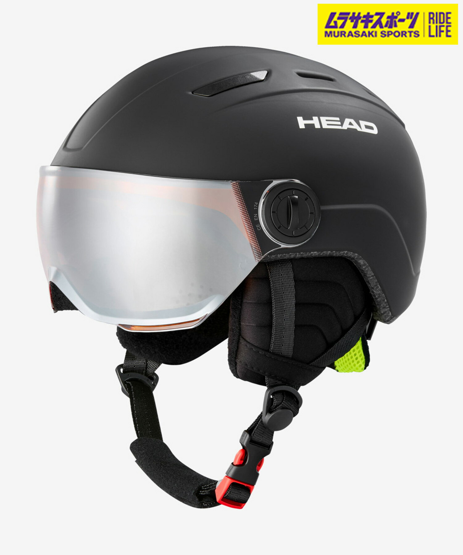 スノーボード ヘルメット キッズ HEAD ヘッド MOJO VISOR 23-37モデル ムラサキスポーツ KK K23