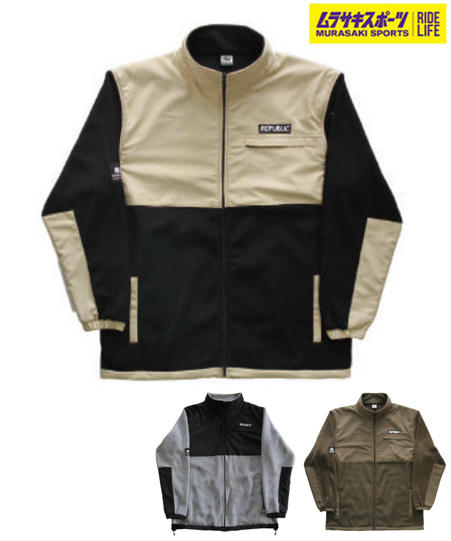 Xm[{[h Ci[EFA REPUBLIC pubN R.P.M CREW FLEECE JACKET t[X 23-24f TLX|[c KK G29