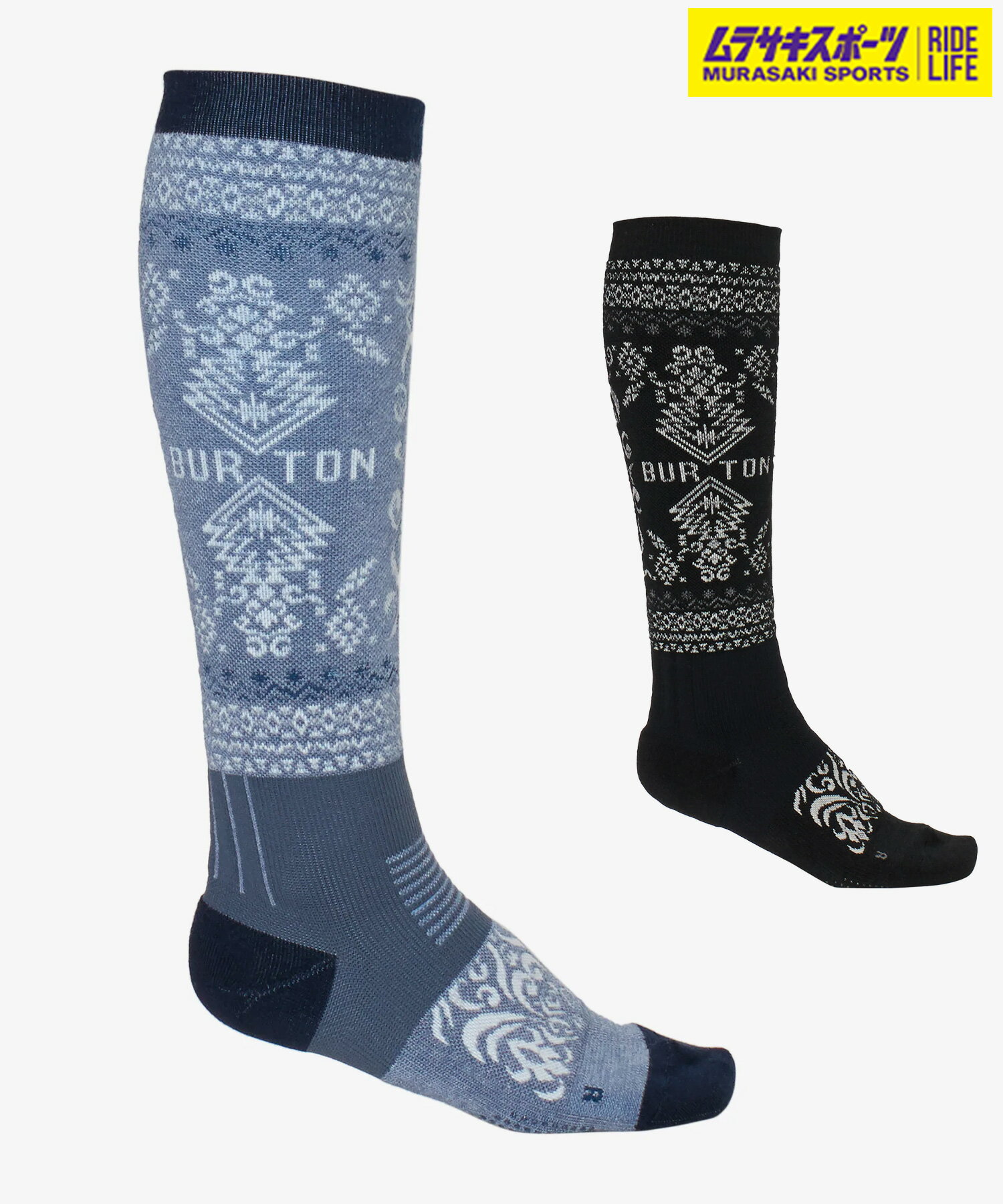 スノーボード ソックス BURTON バートン IMPRINT ROUND SOCK ムラサキスポーツ KK J13