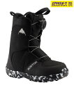 BURTON バートン スノーボード ブーツ キッズ Kids' Grom BOA Snowboard Boots 15089102001 23-24モデル ムラサキスポーツ KK H19