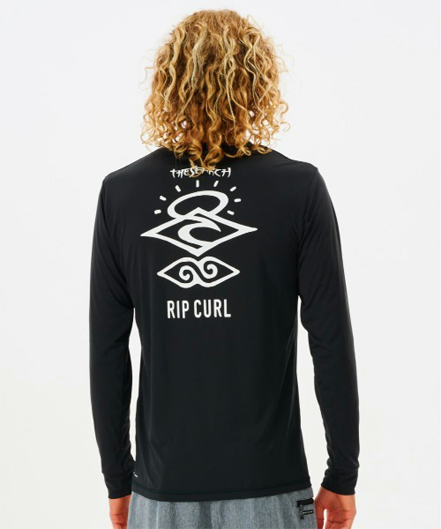 RIPCURL リップカール 12DMRV メンズ ラッシュガード 長袖 UVカット 水陸両用 ユーティリティ ラッシュTシャツ 速乾 KX1 D23