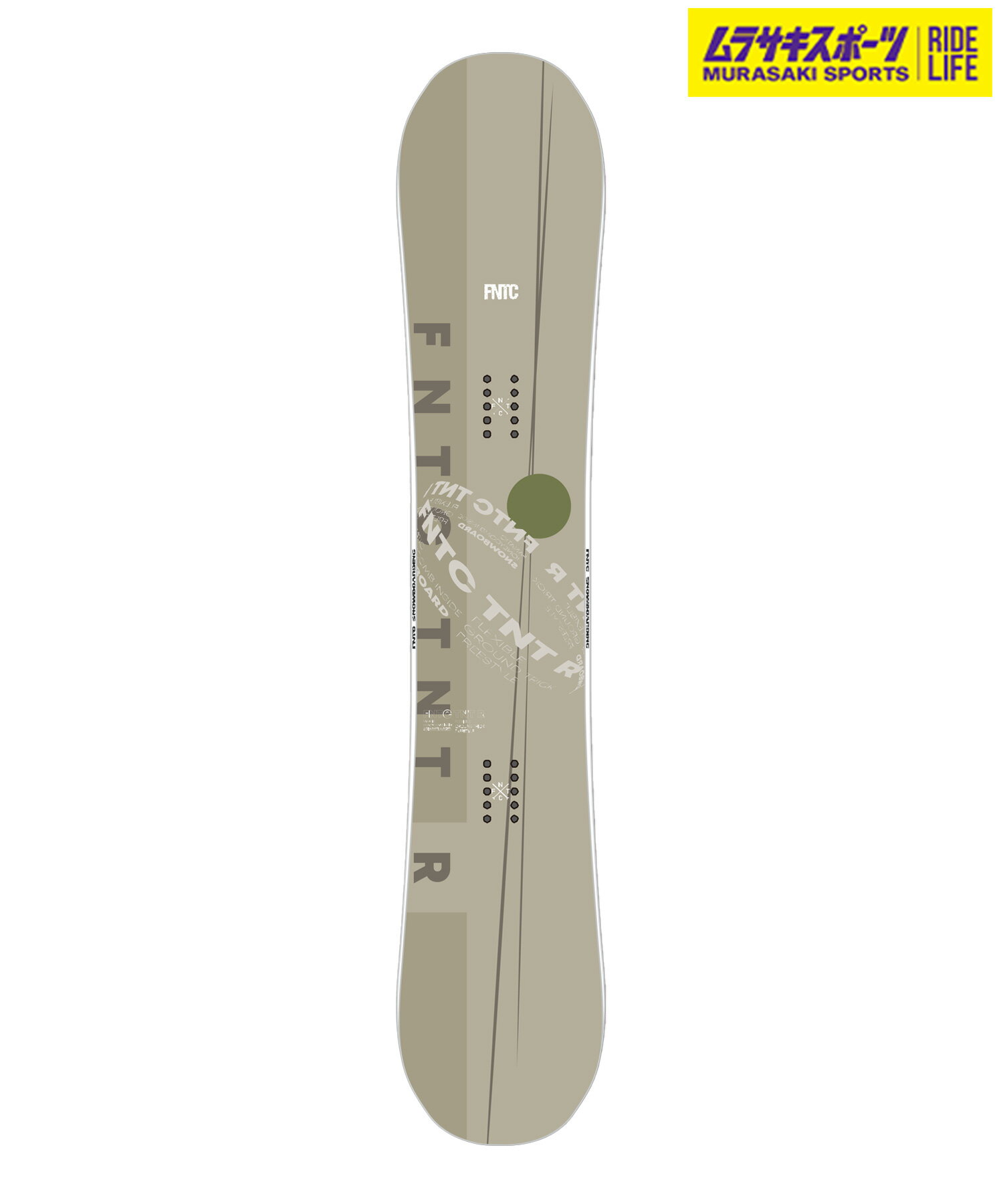 FNTC エフエヌティーシー スノーボード 板 ユニセックス TNT R ムラサキスポーツ 24-25モデル LL F19