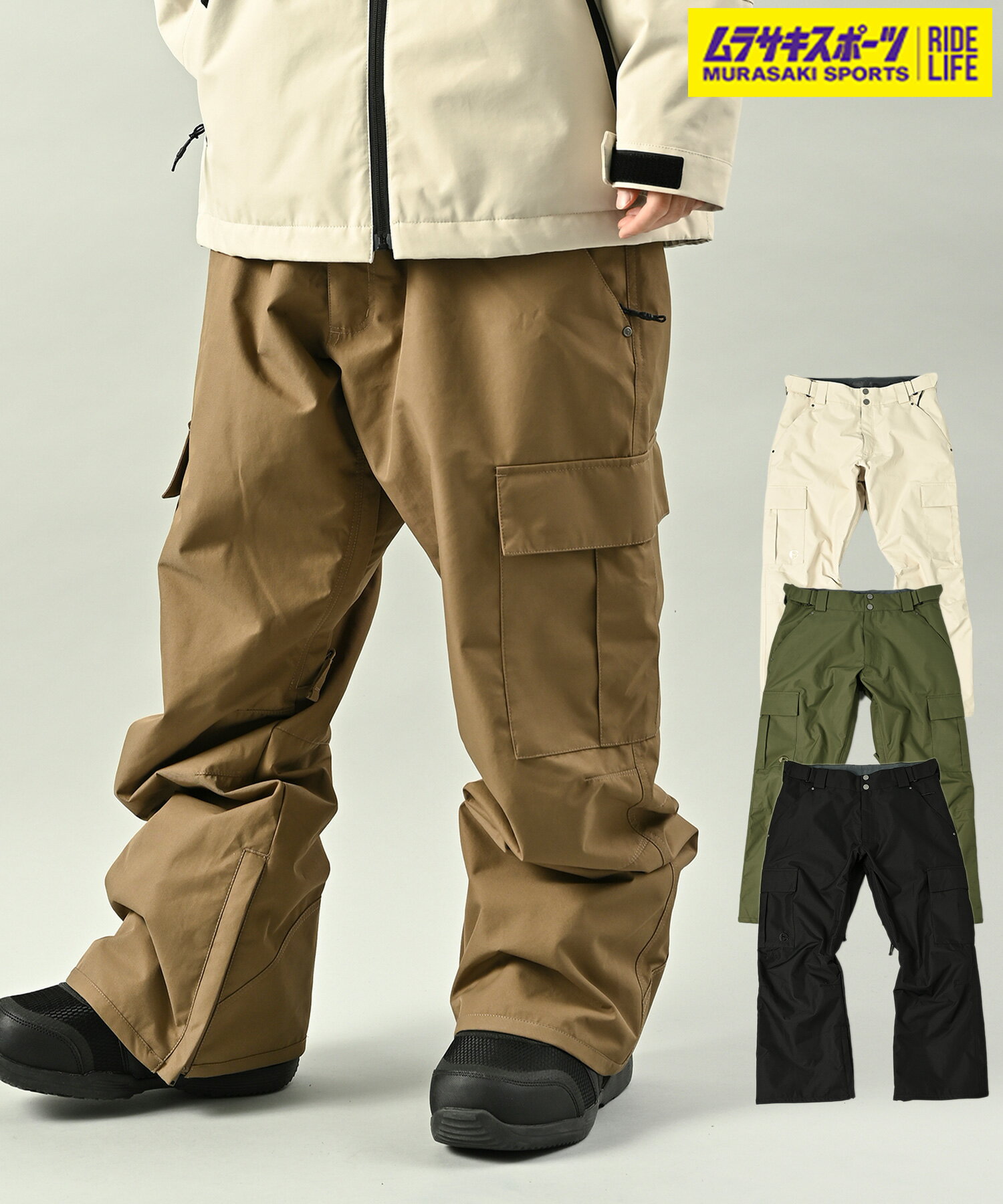 COMPLEW コンプリュー スノーボード ウェア パンツ CP12408 ムラサキスポーツ 24-25モデル LX G11