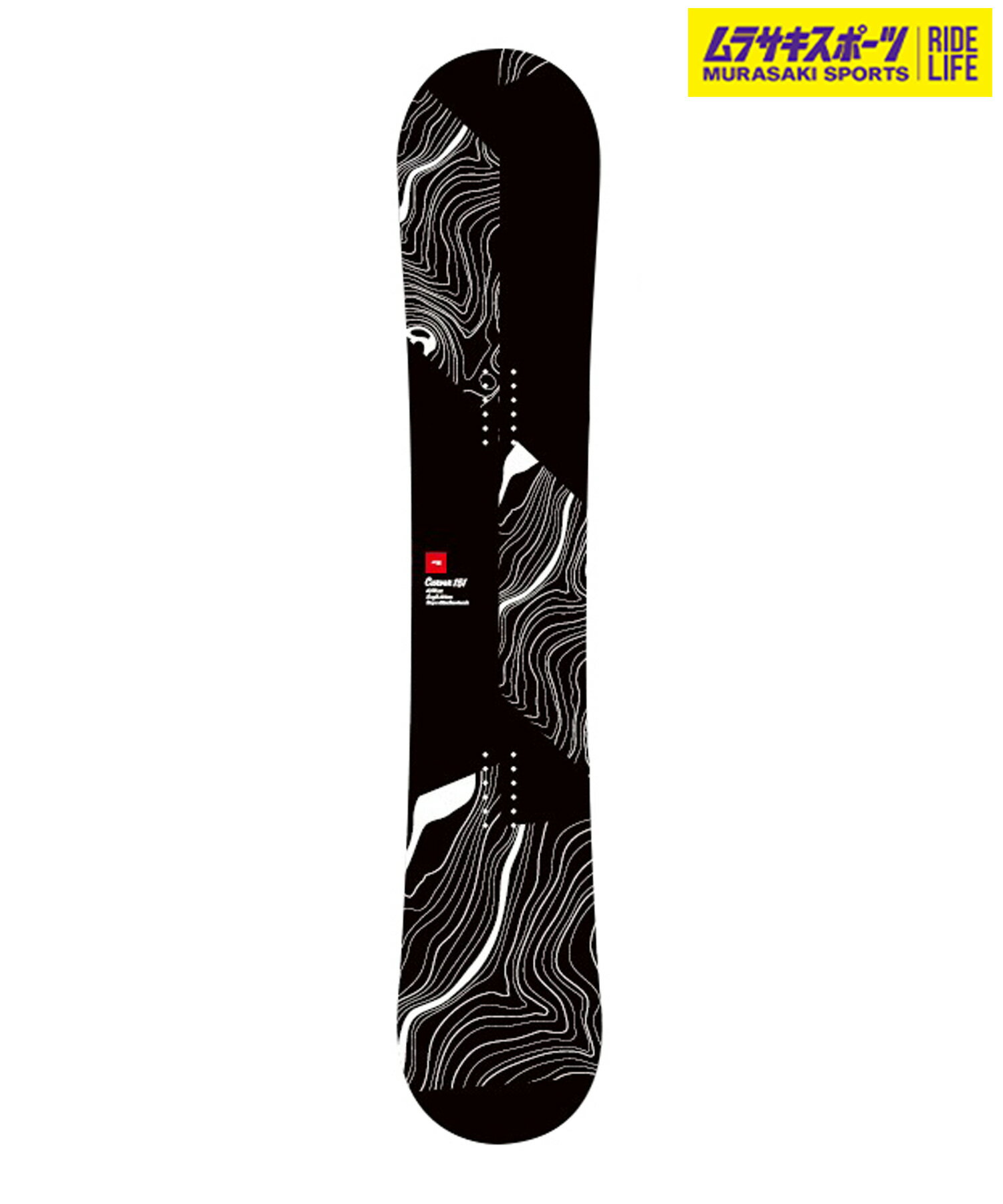 ALLIAN アライアン スノーボード 板 メンズ キャンバー CURVER ムラサキスポーツ 24-25モデル LL H9