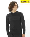 SALOMON サロモン スノーボード インナーウェア メンズ IN ESSENTIAL WOOL LS TOP ムラサキスポーツ 24-25モデル LL L2...