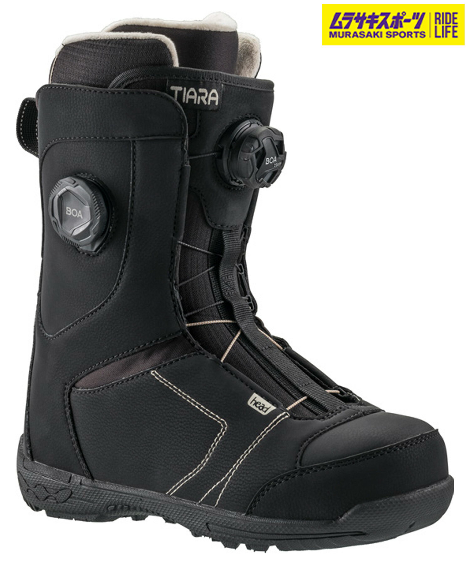 【2526】HEAD ヘッド スノーボード ブーツ レディース TIARA BOA FOCUS ムラサキスポーツ 25-26モデル ..
