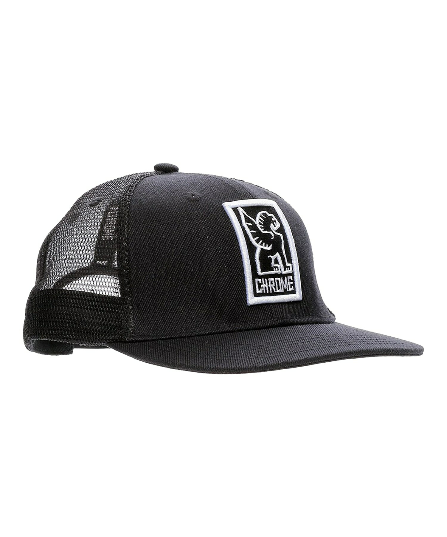 chrome N[ MFLT 6 PANEL MESH CAP JP204BKRF Lbv