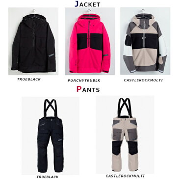 2点セット スノーボード ウェア ジャケット パンツ 上下 BURTON バートン GORE BANSHY ANORAK JK GORE BANSHY PT GORE-TEX 20-21モデル メンズ HH K30