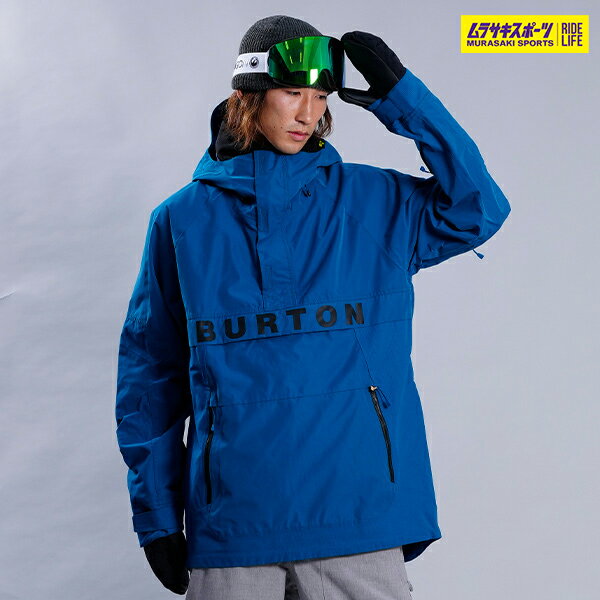 スノーボード ウェア ジャケット メンズ BURTON バートン FROSTNER ANORAK 22-23モデル ムラサキスポーツ JJ C7