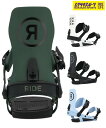 RIDE ライド スノーボード バインディング ビンディング メンズ A-6 ムラサキスポーツ 24-25モデル LL A26