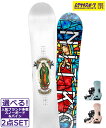 ☆スノーボード+バインディング2点セット NITRO ナイトロ DEMAND LTD CAM-OUT FLUX EM-Woman's 24-25モデル ムラサキ...