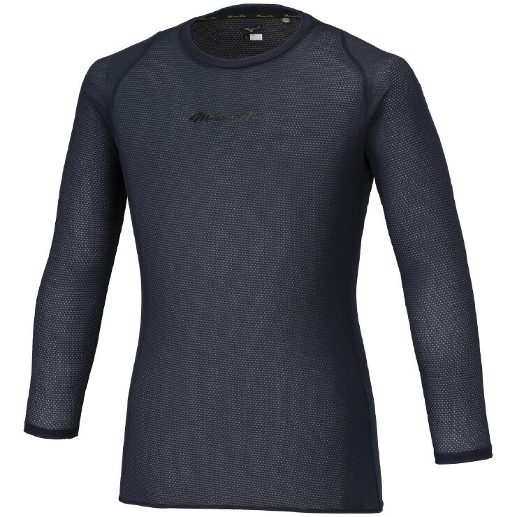 【送料無料】【ミズノプロ】KUGEKIバイオギア／涼伸（ローネック・長袖）12JACC06 09 ブラック 14ネイビー 16 パステルネイビー [MIZUNO 野球・ソフトボール ベースボールウエアー シャツ ] ゴルフコンペ 景品 冷気 通気 ミズノ 限定