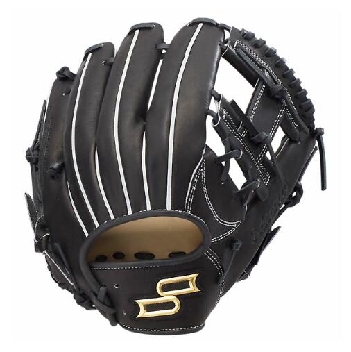 [送料無料]エスエスケイ SSK 軟式 プロエッジ アドヴァンスド Bタイプ 内野手用 90 ブラック ANB125