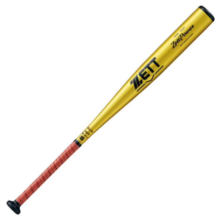 ZETT ゼット 硬式金属製バット ゼットパワー（83cm） BAT11383 5301 イエローゴールド