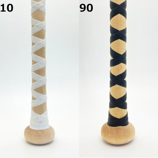 エスエスケイ イオミックグリップテープ SBA3003Fカラー 10(ホワイト) 90(ブラック) 細巻 幅10mm 木製バット向け（SSK グリップテープ エラストマー アルコール消毒 水洗い可能 野球）