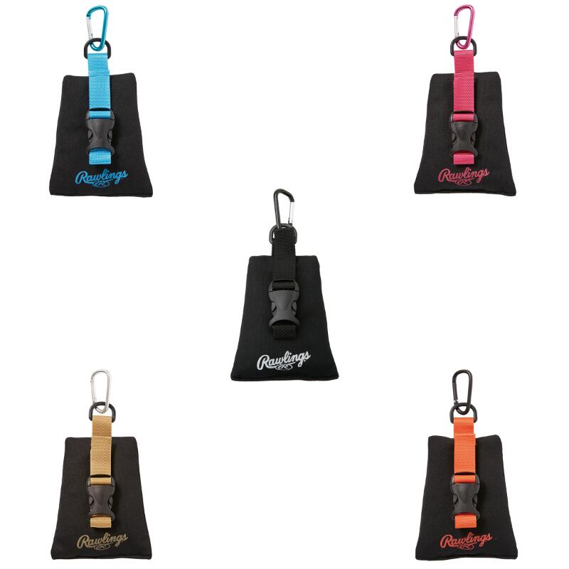 グラブ内の湿気を取りながら型崩れさせずグラブを保形。 グラブ固定のバックル付きベルト(ベルト長さ調整可能)。 バック内でグラブの型崩れを起こさせない様、吊り下げ用カラビナで外装着が可能。 ブランド：ローリングス 商品名：グラブホルダー 商品番号：EAOL13F04 カラー：BLU(ブルー)　PK(ピンク)、B(ブラック)、GLD(ゴールド)、ORG(オレンジ) サイズ：20×13cm 素材：生地：ポリエステル、乾燥剤：シリカゲル