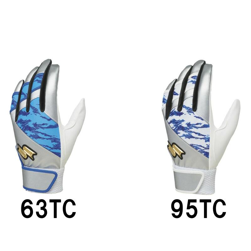【送料無料】SSK エスエスケイ 一般用シングルバンド手袋(両手) EBG5300WFA （63TC）DブルーTC（95TC）シルバーTC