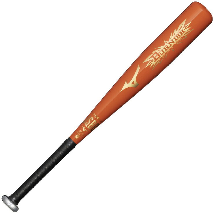 Rakuten - ミズノ MIZUNO 小学生軟式用金属製BURNISH 1CJMY19566（金属製／66cm／500g以上）小学生 ジュニア 軟式 プレゼント 贈り物 誕生日 レッド