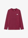 【 THE NORTH FACE 】ロングスリーブデジタルボックスロゴティー(メンズ)NT82488 アウトドア ノースフェイス 長袖 カラー ビートルート(B...