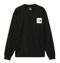 【 THE NORTH FACE 】ロングスリーブスクエアロゴティー(ユニセックス)NT82334 アウトドア ノースフェイス 長袖 ブラック