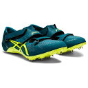 【最終処分価格】アシックス CYBERBLADE 16(ユニセックス)[asics 陸上スパイク 1093A134 300(Velvet Pine/Safety...