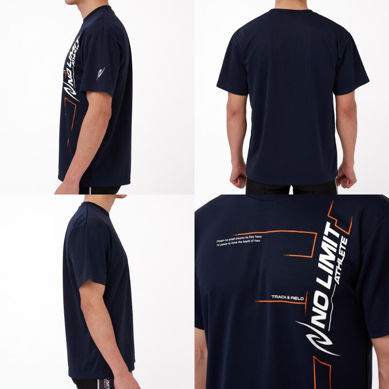 �ڥ᡼���ء�T����� �˥� �����꡼�ȥץ饤��T����� (NO LIMIT ATHLETE) 2811A311 �˽�����[ NISHI Φ�塦�ޥ饽�� T����� �����奢�� ��˥��å���] ��å� �ͥ��ӡ� �֥�å�