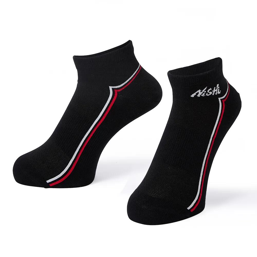 【メール便対応 商品2個まで】陸上 ソックス 3813A071　ニシ Nishi T&F プラクティスソックス(2足組・ストッパー付)（ユニセックス）