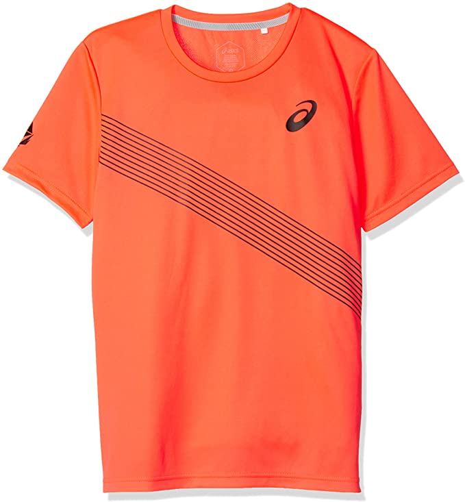 【メール便対応 商品1個まで】Tシャツ asics アシックス TRACK ELITE アイコンショートスリーブトップ 2091A323 600カラー(サンライズレッド) ユニセックス[ 陸上・マラソン Tシャツ ライトトップ カジュアル 男女共通]