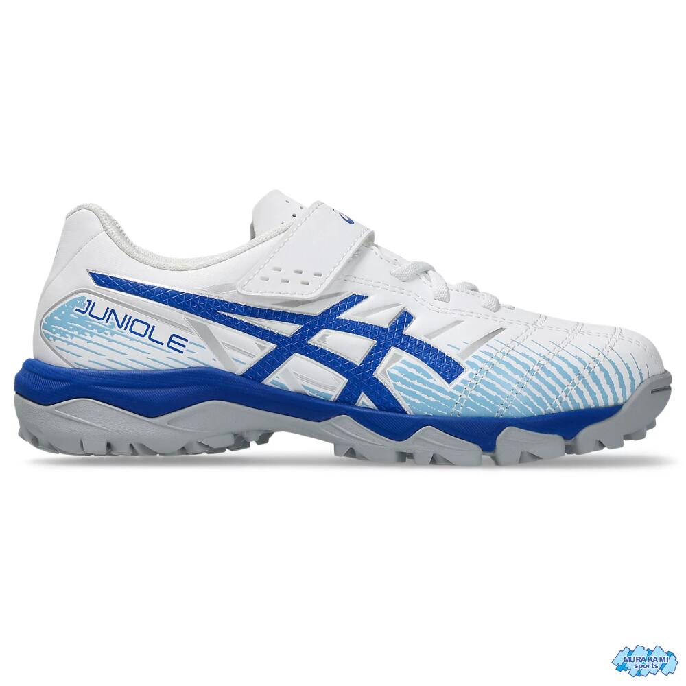 乐天商城 - ASICS JUNIOLE 7 TF 1104A056 100カラー アシックス ジュニオーレ7 TF [サッカー フットサルシューズ トレーニングシューズ トレシュー 屋外フットサル ターフコート ベルトタイプ ジュニアサイズ キッズモデル]