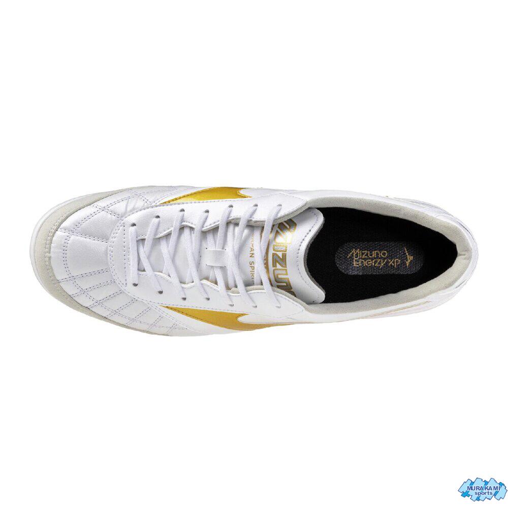 ミズノ モレリアサラ ジャパン イン MIZUNO Q1GA260250 MORELIA SALA JAPAN IN BRIGHT GOLD PACK [フットサルシューズ 天然皮革 カンガルー皮革 クロスステッチ インドアコート 体育館シューズ モレリアステーション限定モデル 限定カラー]