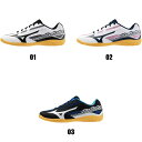 ミズノ MIZUNO クロスマッチソード2(ユニセックス)(NEW) 卓球シューズ 81GA2430 01 02 03 カラー[mizuno 卓球 ホワイト×ブ...
