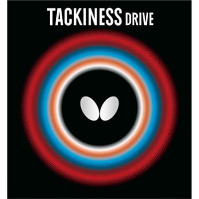 【メール便対応】バタフライ 卓球 卓球ラバー タキネスドライブ TACKINESS DRIVE 05410 レッド　ブラック ウス　チュウ　アツ　トクアツ　プレゼント　贈り物　卓球部　ラバー チュウ　ゴクウス　ゴクアツ　ウス