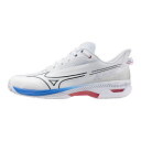 【送料無料】テニスシューズ ミズノ ウエーブエクシード 5 OC ユニセックス 61gb2312[Mizuno テニス メンズ レディース 男女兼用 軽量 2E...