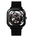 CIGA Design シガデザイン SERIES C SKELETON Z011-BLBL-W13 ブラック 自動巻メンズ腕時計 送料代引き手数料無料 ギフト...