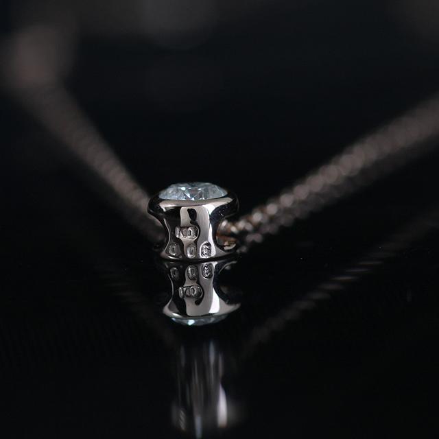 村田時計店楽天市場店のK10PGダイヤモンド ネックレス0.06ct 一粒 JBP-00210代引送料無料 ギフト プレゼント クリスマス 誕生日 記念日 贈り物 人気 おしゃれ ペア 祝い セール 結婚式 メンズ レディース｜アングル3