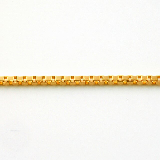 K18ネックレス ベネチアンチェーン40cm 1.52g引輪0.7BH イエローゴールド代引手数料無料 ギフト プレゼント クリスマス 誕生日 記念日 贈り物 ...