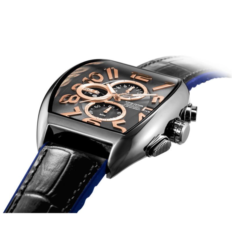 Angel Clover エンジェルクローバー　DPS38GY-BK　ソーラークォーツ Double Play Solar ブラック メンズ 腕時計 送料無料 プレゼント 記念日 クリスマス 誕生日 贈り物 人気 お祝い ペア おしゃれ 結婚式 メンズ レディース