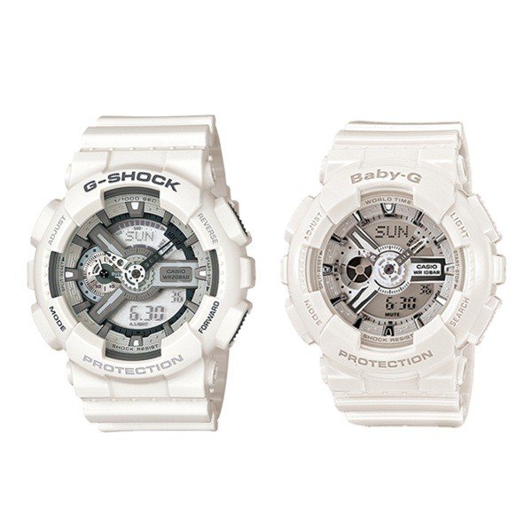 ペアウォッチ G-SHOCK BABY-G GA-110C-7AJF×BA-110-7A3JFG Gショック ベビーG CASIO カシオ腕時計 メンズ レディース 代引き手数料無料 ギフト プレゼント クリスマス 誕生日 記念日 贈り物 人気 おしゃれ ペア 祝い セール