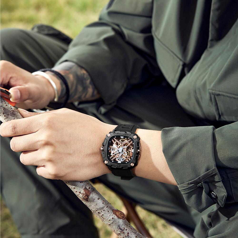 CIGA Design シガデザイン SERIES X EYE OF HOURS X051-BR01-W5B ブラック 自動巻メンズ腕時計 送料代引き手数料無料 ギフト プレゼント クリスマス 誕生日 記念日 贈り物 人気 おしゃれ ペア 祝い セール 結婚式 メンズ レディース