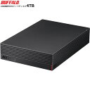 あす楽対応商品 バッファロー 外付けハードディスク 4TB USB3.1（Gen1）/USB3.0 HDD PC用＆TV録画用 Web限定モデル BUFFALO HD-NRLD4.0U3-BA･･･