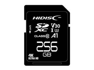 HIDISC nCfBXN SDXCJ[h 256GB CLASS10 UHS-I Speed class3. A1Ή HDSDX256GCL10V30