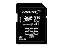 HIDISC nCfBXN SDXCJ[h 256GB CLASS10 UHS-I Speed class3. A1Ή HDSDX256GCL10V30